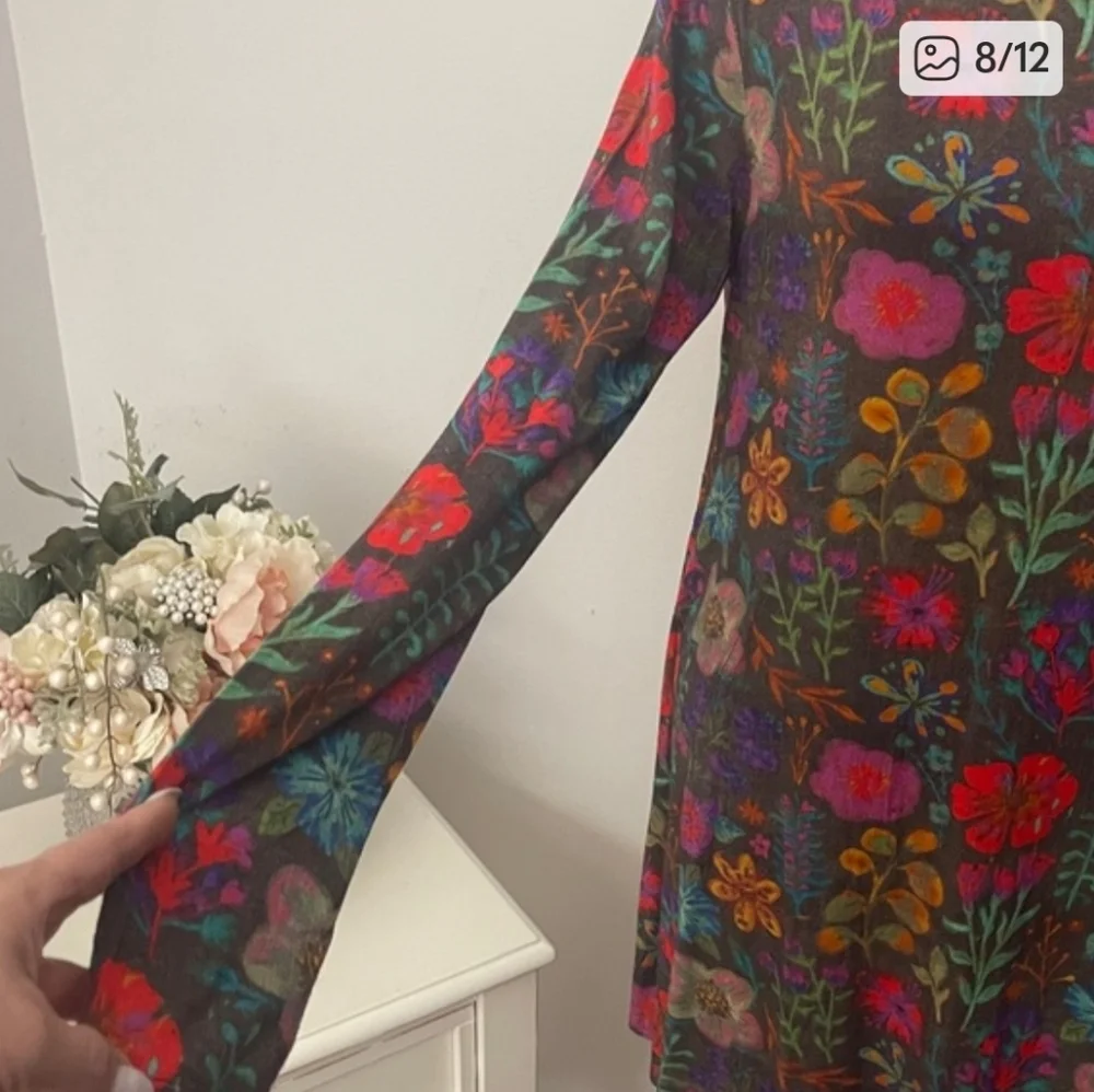 NWT Natural Life Colorful Floral Dress Large - Picture 7 of 9